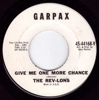REV-LONS - GIVE ME ONE MORE CHANCE