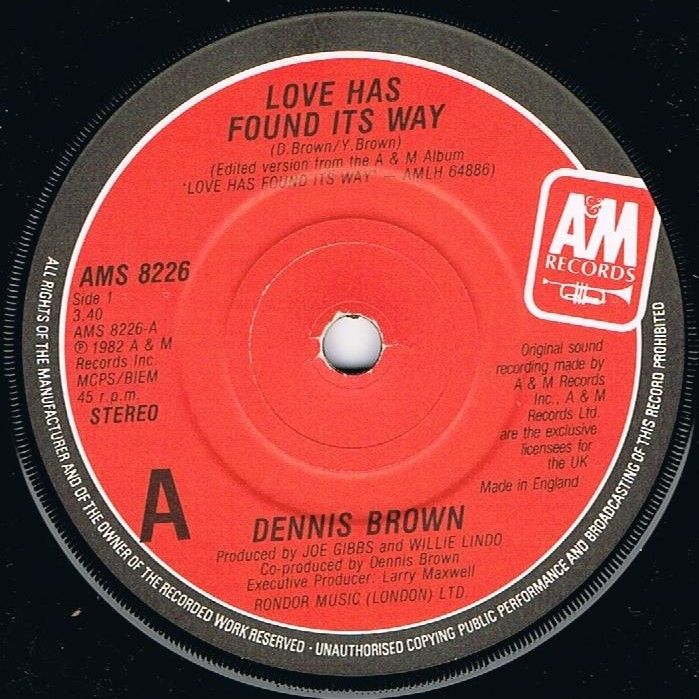 DENNIS BROWN - LOVE HAS FOUND ITS WAY