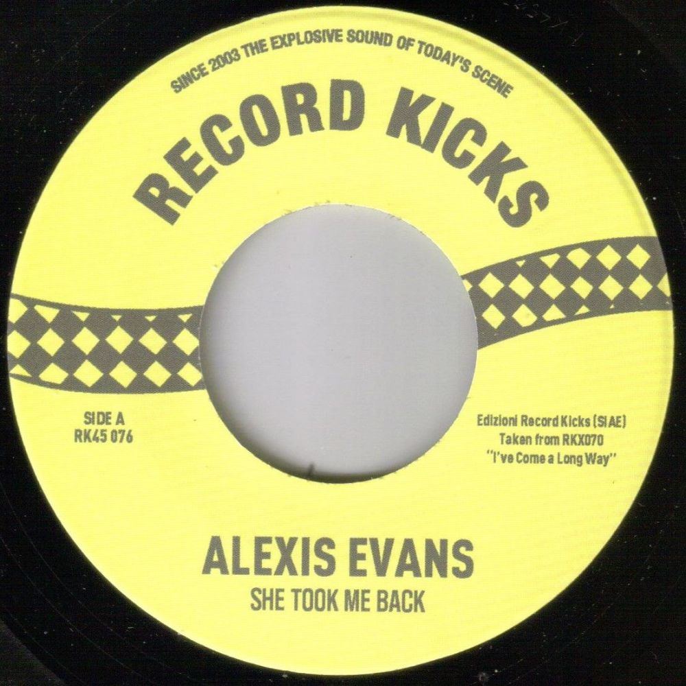 ALEXIS EVANS - SHE TOOK ME BACK