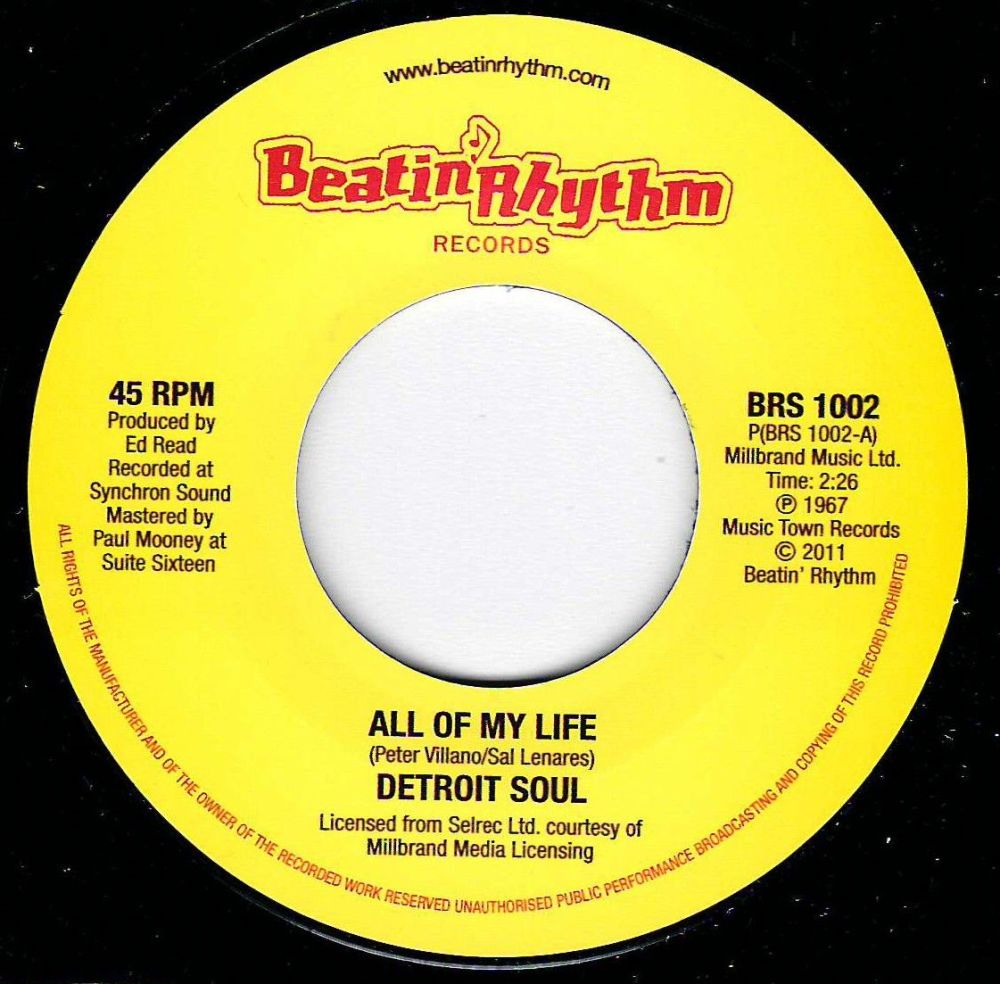 DETROIT SOUL - ALL OF MY LIFE / MISTER HIP