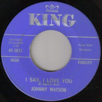 JOHNNY WATSON - I SAY, I LOVE YOU