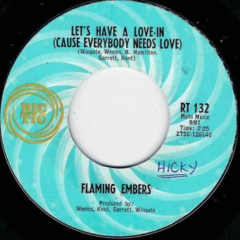 FLAMING EMBERS - LET'S HAVE A LOVE IN (CAUSE EVERYBODY NEEDS LOVE)