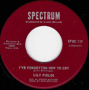 LILY FIELDS - I'VE FORGOTTEN HOW TO CRY
