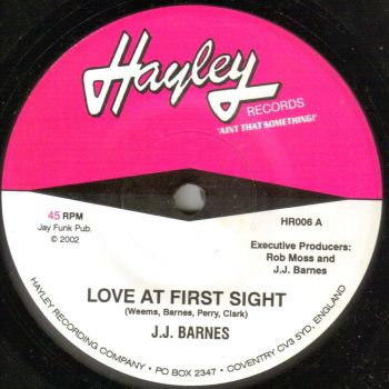 J.J. BARNES - LOVE AT FIRST SIGHT