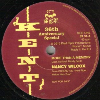 NANCY WILCOX - MORE THAN A MEMORY