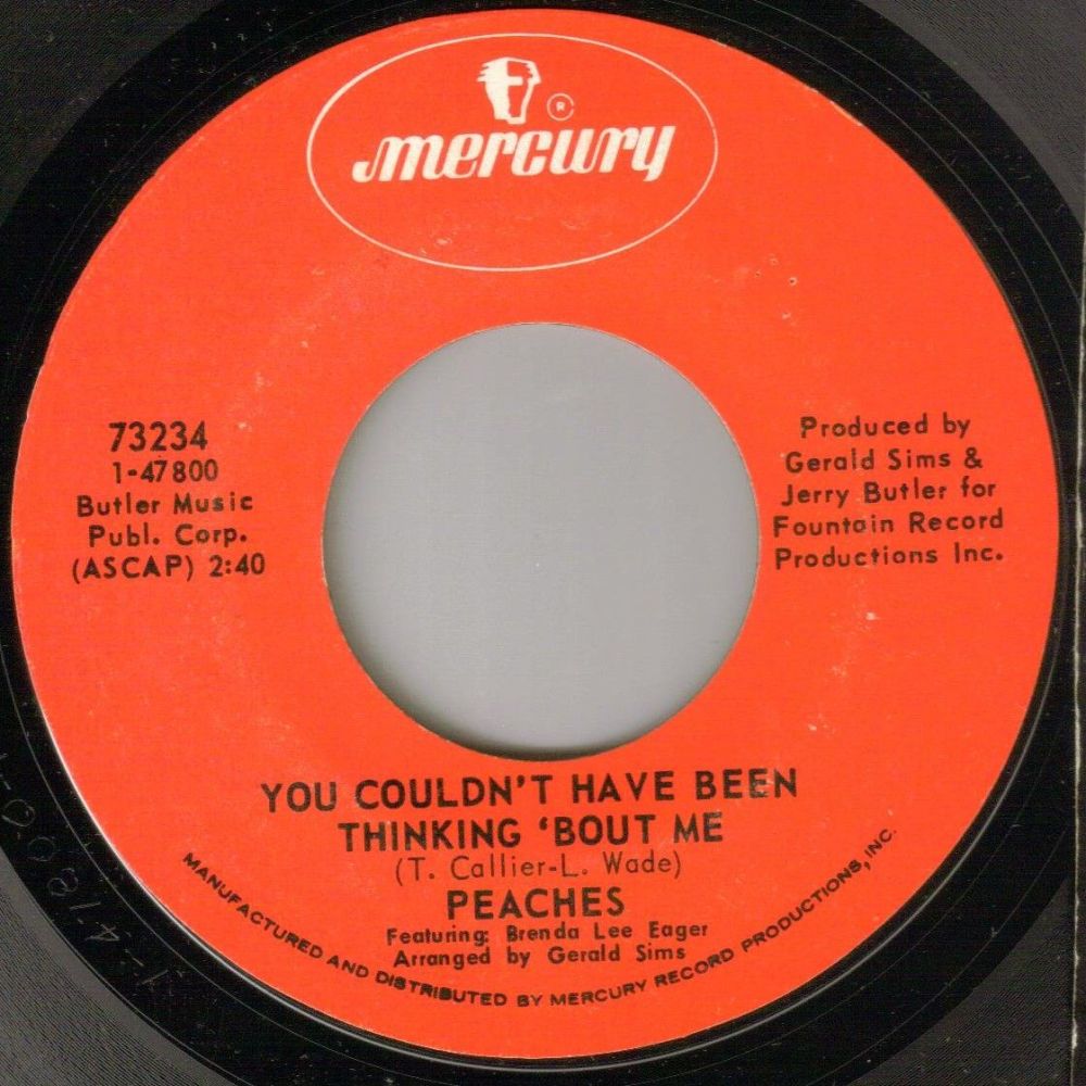 PEACHES - YOU COULDN'T HAVE BEEN THINKING 'BOUT ME