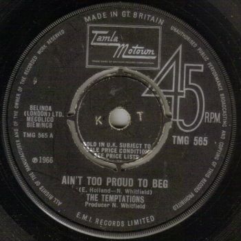 TEMPTATIONS - AIN'T TOO PROUD TO BEG