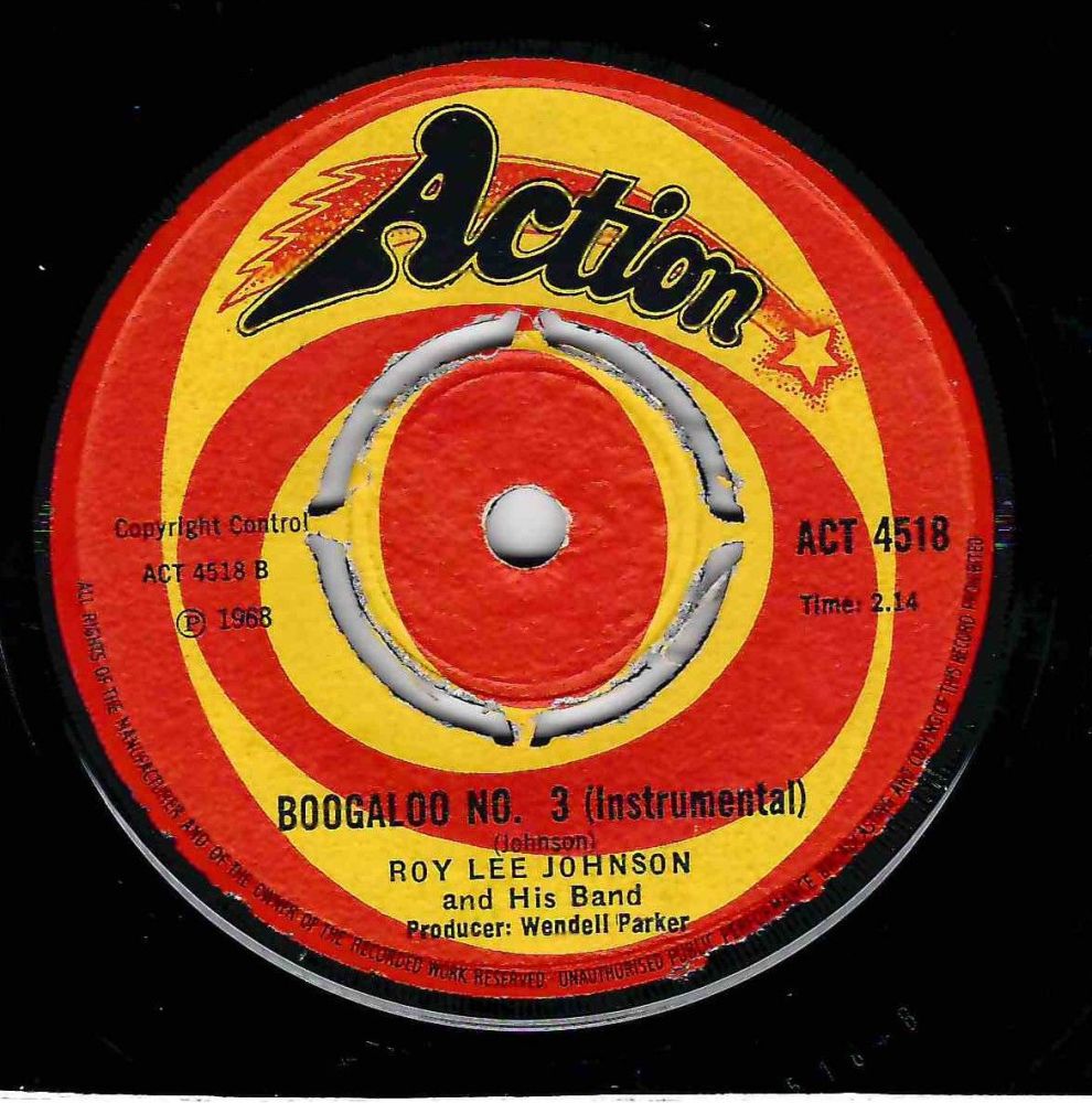 ROY LEE JOHNSON - BOOGALOO No.3 / SO ANNA JUST LOVE ME