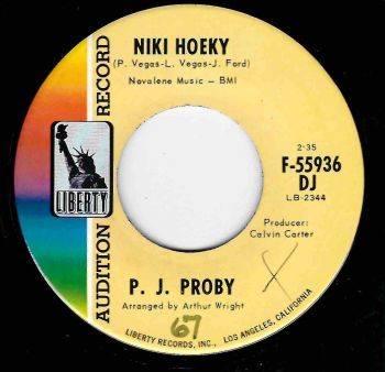 P. J. PROBY - NIKI HOEKY