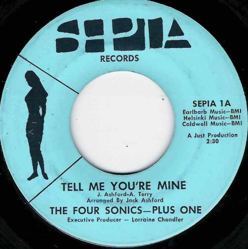 FOUR SONICS - PLUS ONE - TELL ME YOU'RE MINE