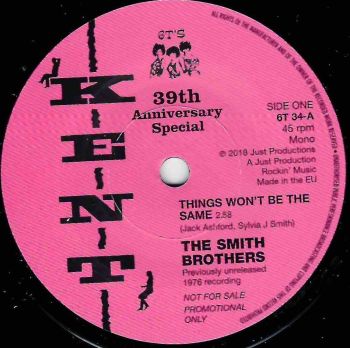 SMITH BROTHERS / SIMON BARBEE - THINGS WON'T BE THE SAME / THE WIND