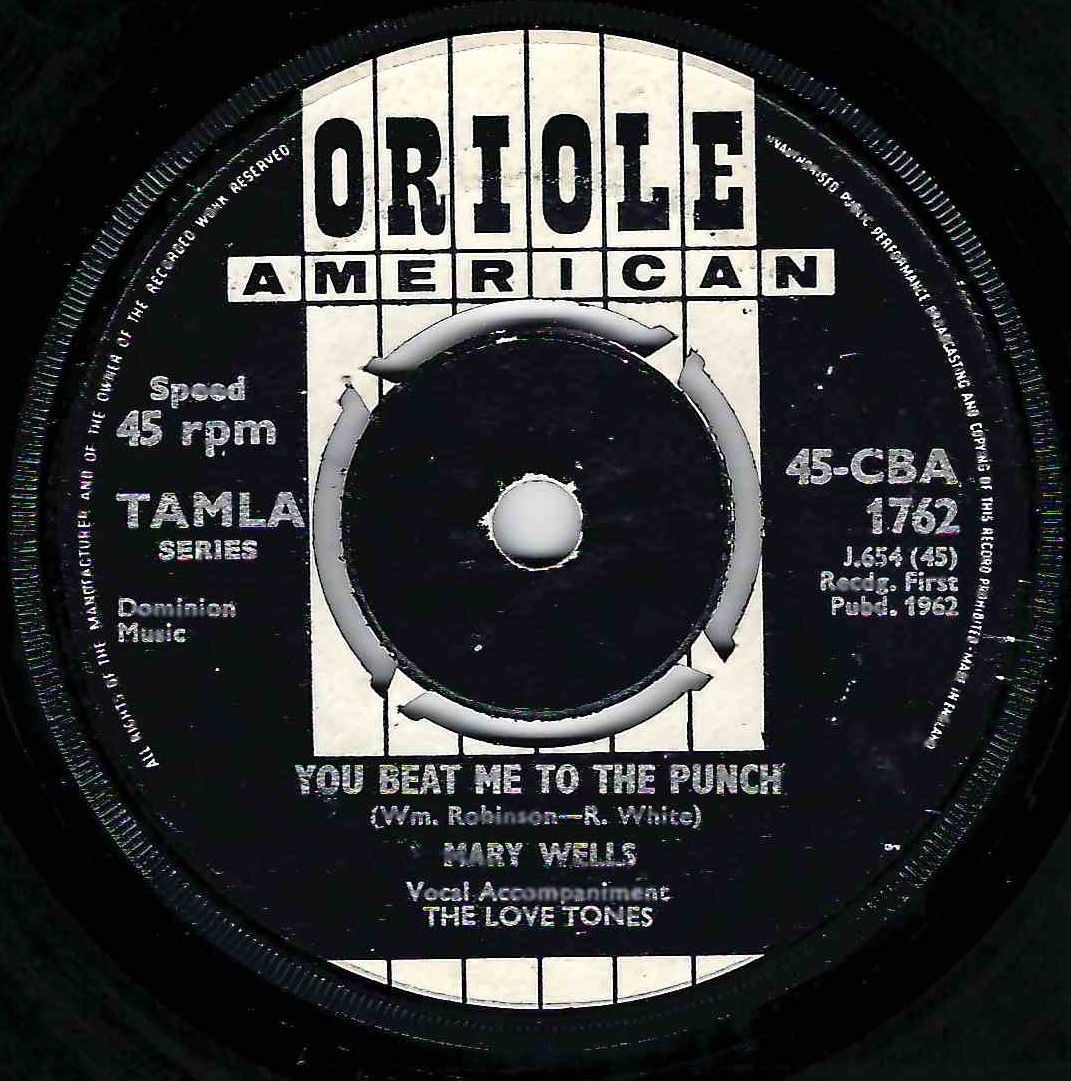 MARY WELLS YOU BEAT ME TO THE PUNCH