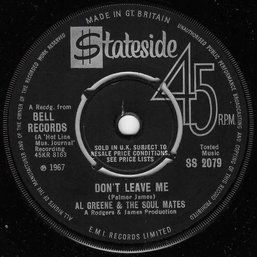 AL GREENE & THE SOUL MATES - DON'T LEAVE ME