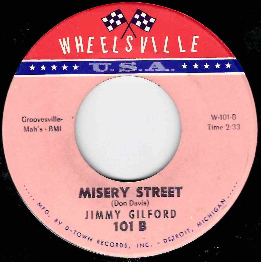 JIMMY GILFORD - MISERY STREET 
