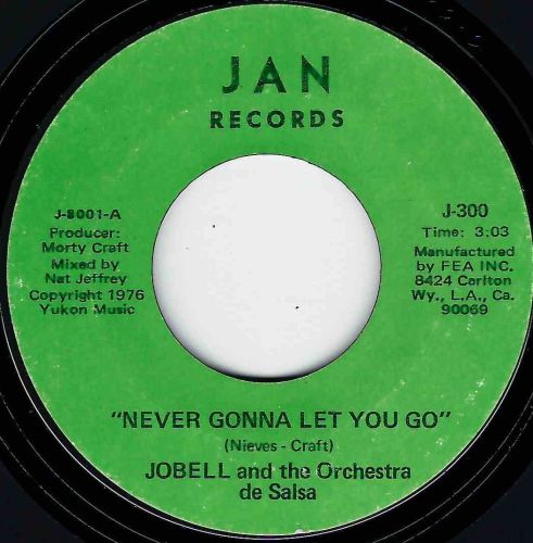 JOBELL AND THE ORCHESTRA DE SALSA - NEVER GONNA LET YOU GO
