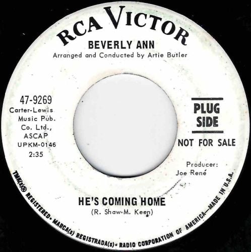 BEVERLY ANN - HE'S COMING HOME