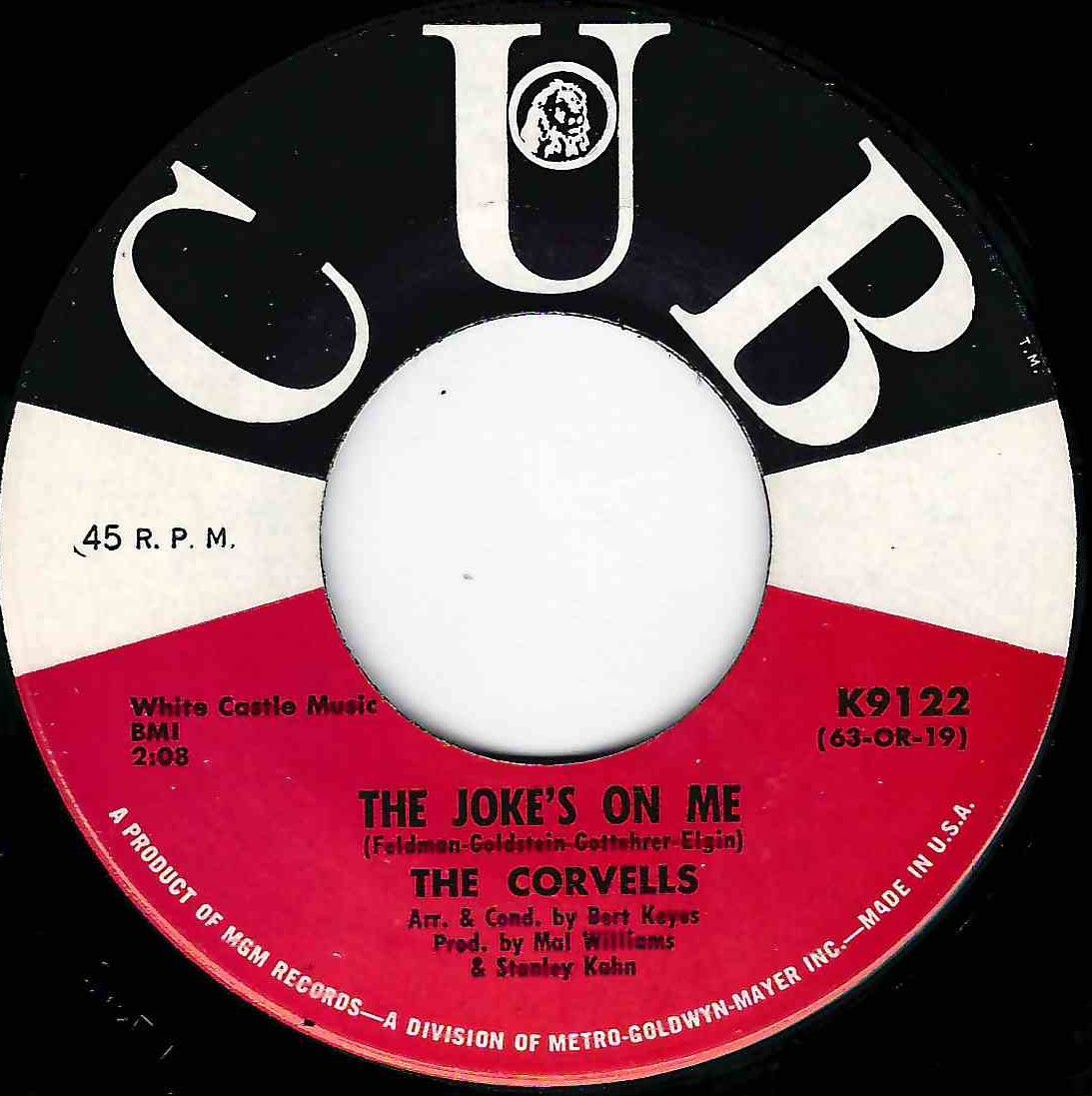 CORVELLS - THE JOKE'S ON ME