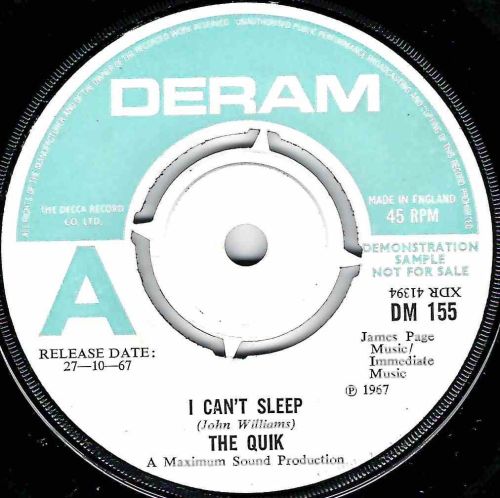 THE QUIK - I CAN'T SLEEP