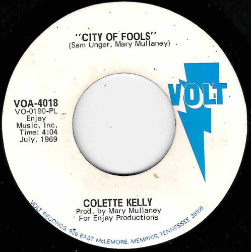 COLETTE KELLY - CITY OF FOOLS