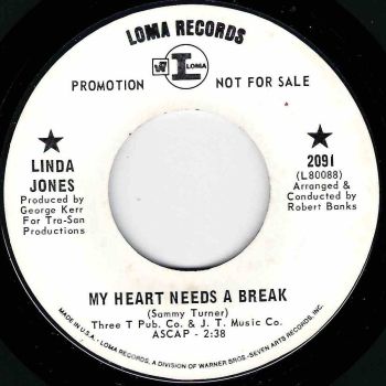 LINDA JONES - MY HEART NEEDS A BREAK