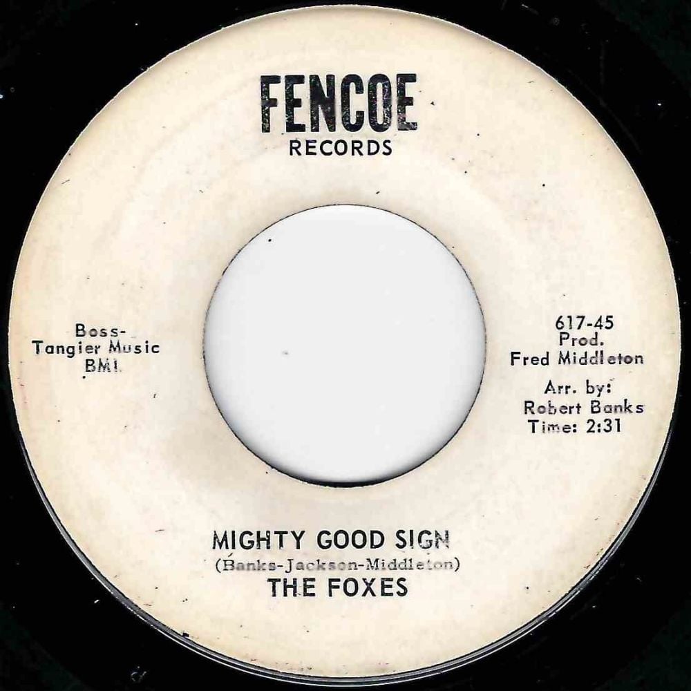 THE FOXES - MIGHTY GOOD SIGN / MR TELEPHONE