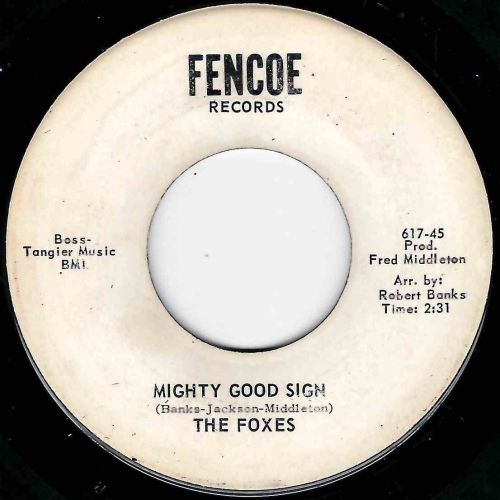 THE FOXES - MIGHTY GOOD SIGN / MR TELEPHONE