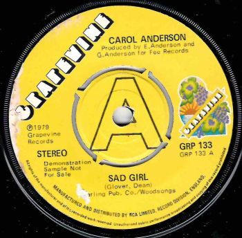 CAROL ANDERSON - SAD GIRL