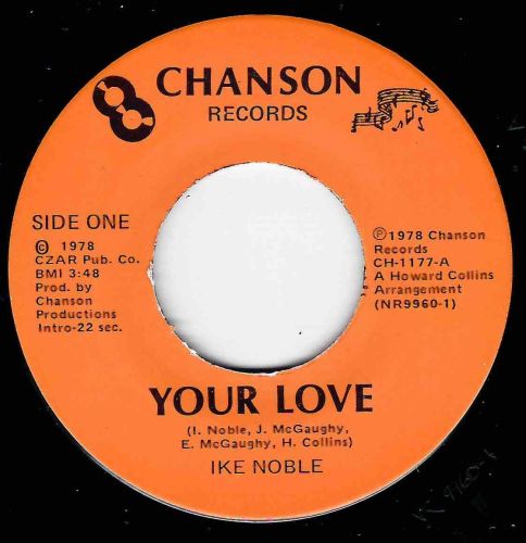 iKE NOBLE - YOUR LOVE / YOUR LOVE HAS GOT GUSTO