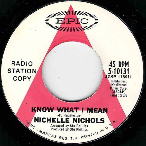 NICHELLE NICHOLS - KNOW WHAT I MEAN