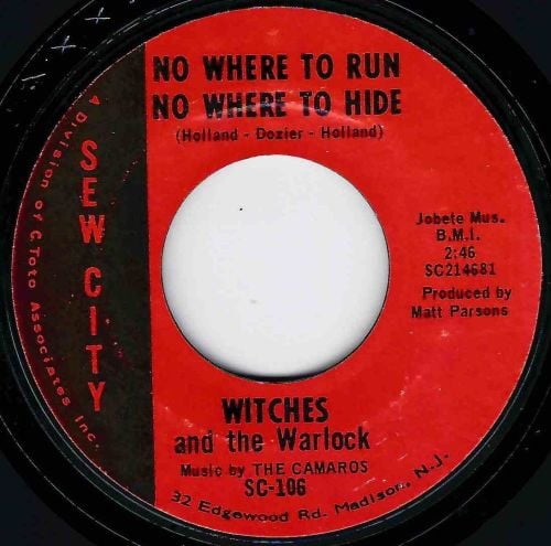WITCHES and the WARLOCK - NO WHERE TO RUN, NO WHERE TO HIDE
