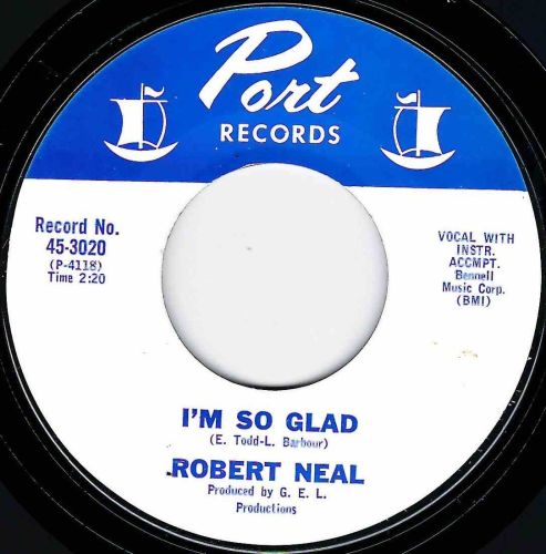 ROBERT NEAL - I'M SO GLAD