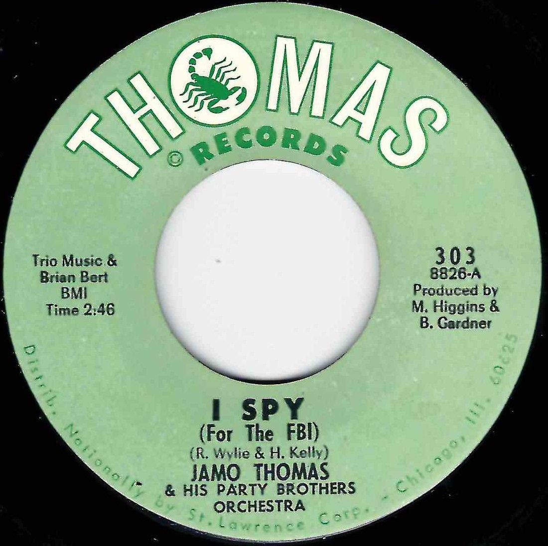 JAMO THOMAS & HIS PARTY BROTHERS ORCHESTRA - I SPY (FOR THE FBI)