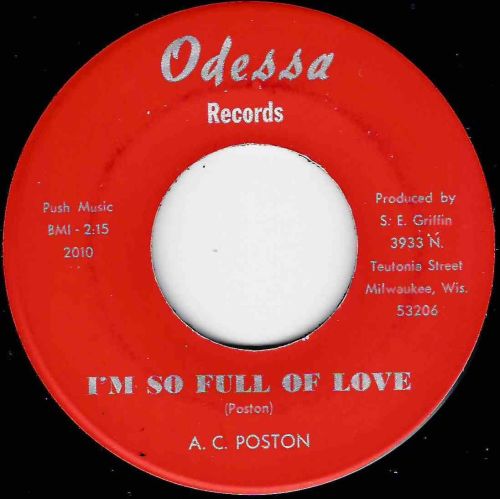 A.C. POSTON - I'M SO FULL OF LOVE