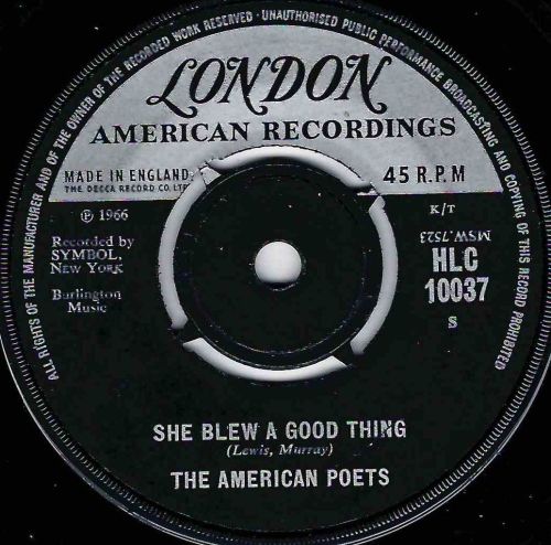 AMERICAN POETS - SHE BLEW A GOOD THING
