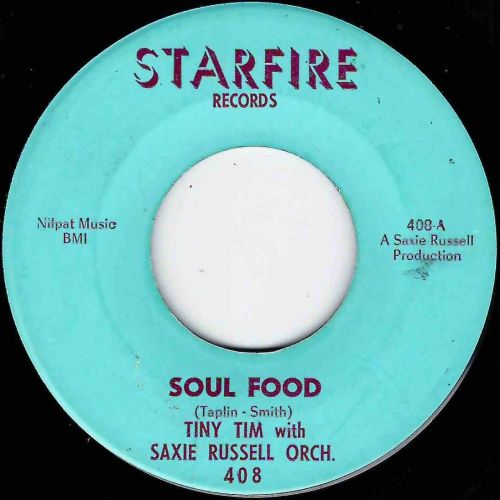 TINY TIM with SAXIE RUSSELL ORCH: - SOUL FOOD