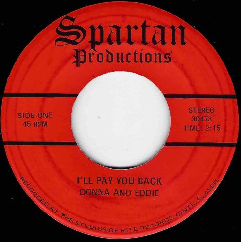 DONNA AND EDDIE - I'LL PAY YOU BACK