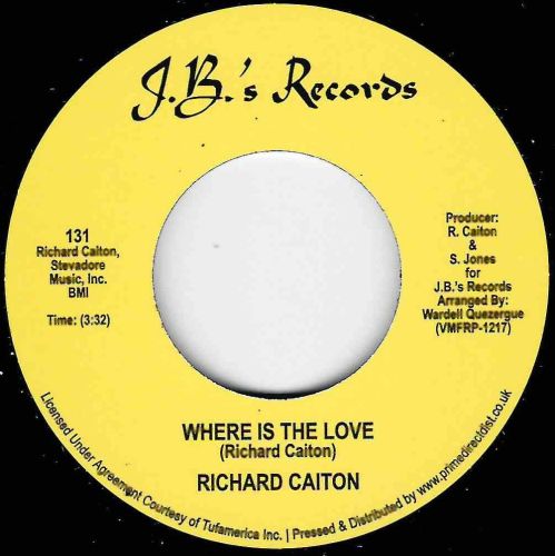RICHARD CAITON - WHERE IS THE LOVE