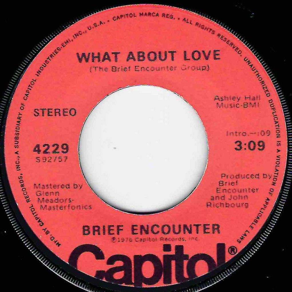 BRIEF ENCOUNTER - WHAT ABOUT LOVE