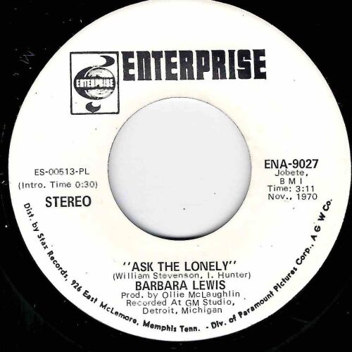 BARBARA LEWIS -  ASK THE LONELY