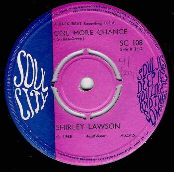 SHIRLEY LAWSON - ONE MORE CHANCE / THE STAR