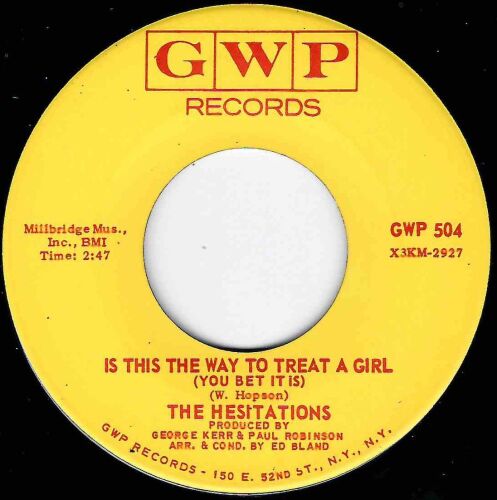 HESITATIONS - IS THIS THE WAY TO TREAT A GIRL