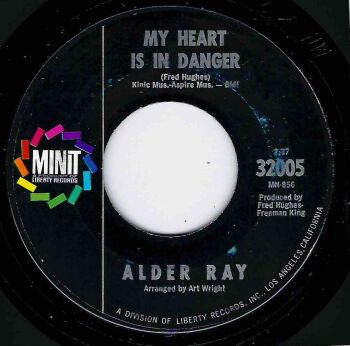 ALDER RAY - MY HEART IS IN DANGER