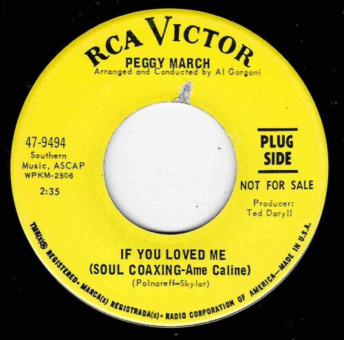PEGGY MARCH - IF YOU LOVED ME (SOUL COAXING)