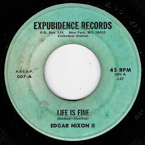 EDGAR NIXON II - LIFE IS FINE