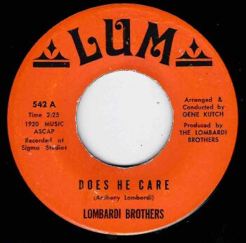 LOMBARDI BROTHERS - DOES HE CARE