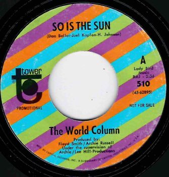WORLD COLUMN - SO IS THE SUN