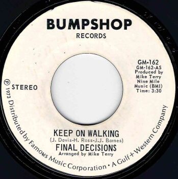 FINAL DECISIONS - KEEP ON WALKING