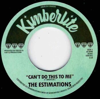 ESTIMATIONS - CAN'T DO THIS TO ME
