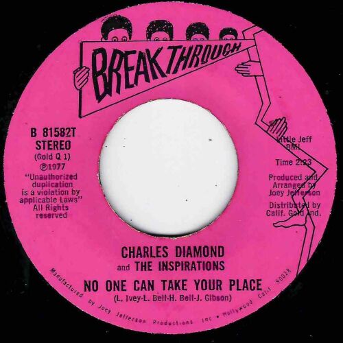CHARLES DIAMOND and THE INSPIRATIONS - NO ONE CAN TAKE YOUR PLACE