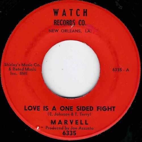 MARVELL - LOVE IS A ONE SIDED FIGHT / THAT AINT WHERE IT'S AT